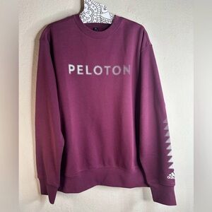 Peloton Adidas Burgundy Sweatshirt size small